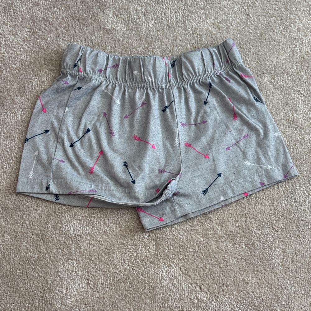 Cat & Jack Gray Pajama Bottoms with Pink and Black Arrows